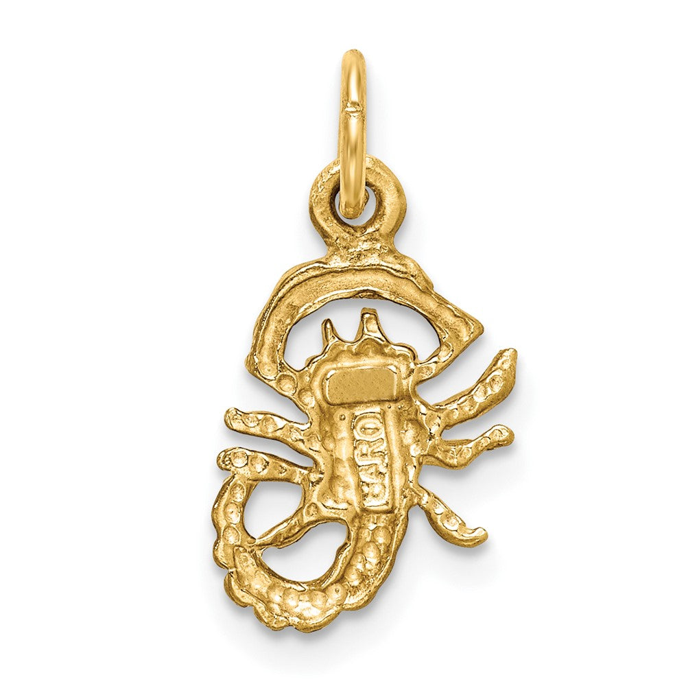 10K Yellow Gold Scorpio Zodiac Charm