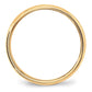 Solid 18K Yellow Gold 6mm Light Weight Milgrain Half Round Men's/Women's Wedding Band Ring Size 6