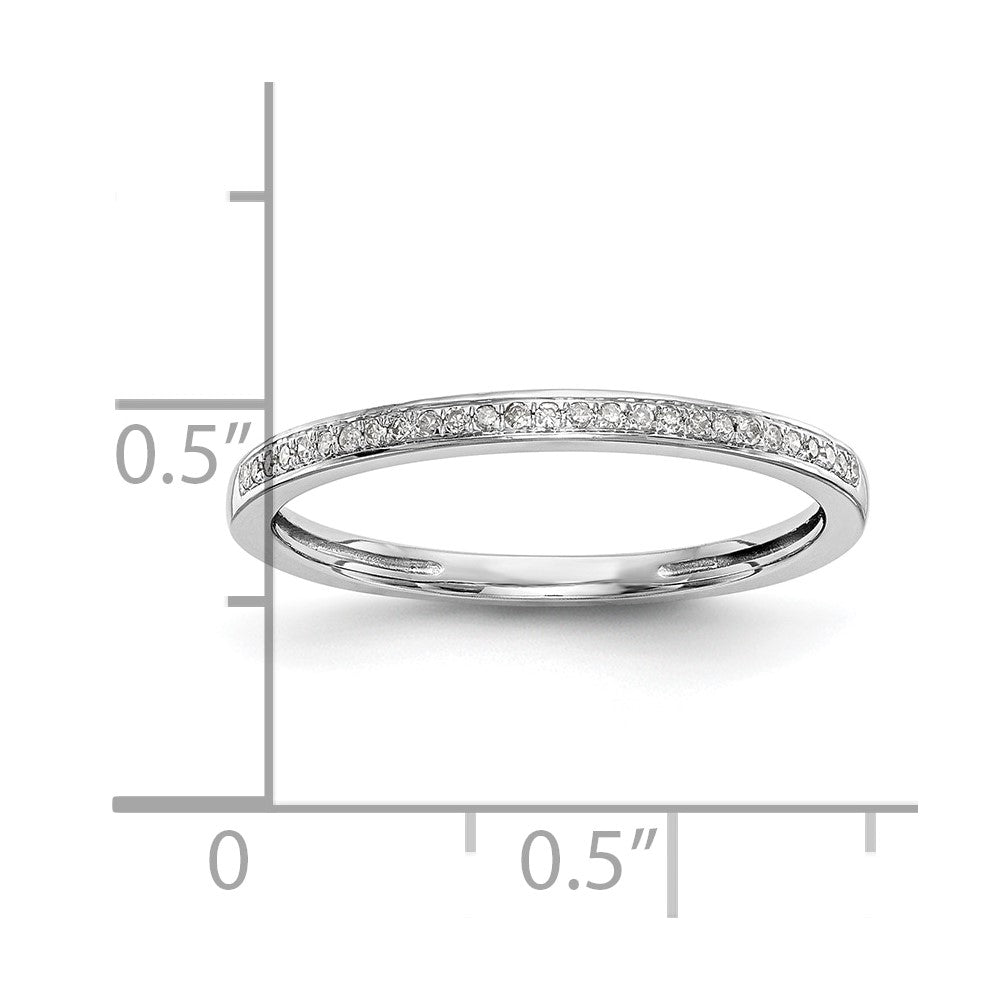 10K White Gold Lab Grown VS/SI+ G+ Diamond Set of 2 Wedding Band Rings