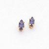 14K Yellow Gold 5X2.5mm Marquise Tanzanite Earring