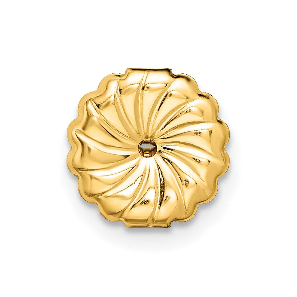 14K Yellow Gold 6 Ctw Lab Grown Diamond Vs+ F+ Emerald 4 Prong Heavy Wt. Stud Earrings