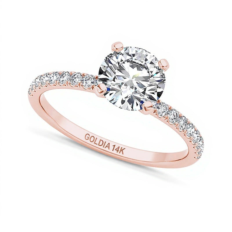 1.2 CT. TW Diamond Engagement Ring in 14K Rose Gold