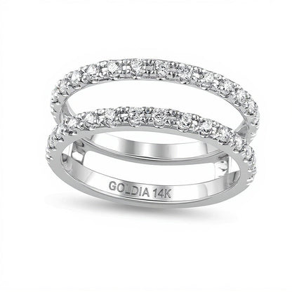 0.5 CT. TW Diamond Enhancer in 14K White Gold
