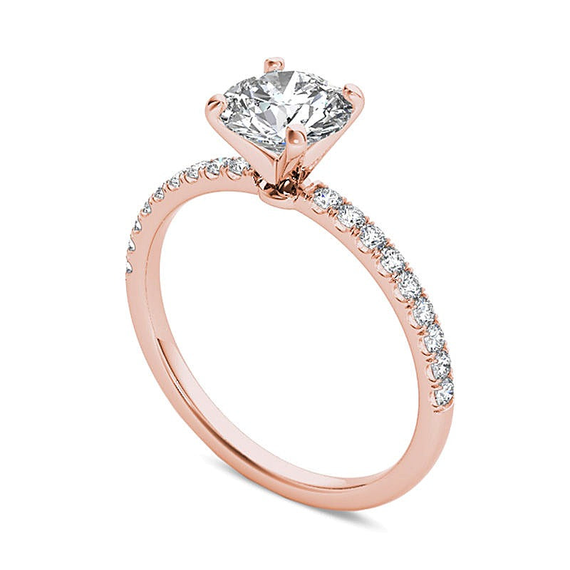 1.2 CT. TW Diamond Engagement Ring in 14K Rose Gold