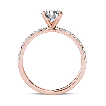 1.2 CT. TW Diamond Engagement Ring in 14K Rose Gold