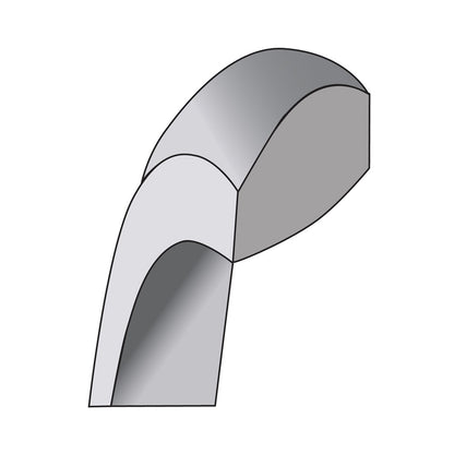 14k White Gold 2.5mm LTW Comfort Fit Wedding Band Ring