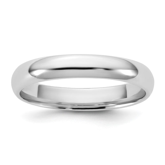 14k White Gold 3.5mm LTW Comfort Fit Wedding Band Ring