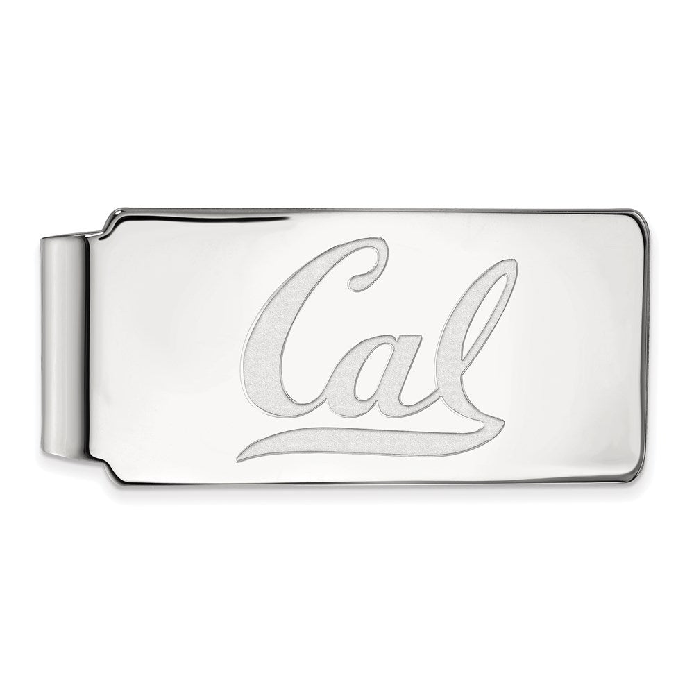 14K White Gold LogoArt University of California Berkeley Cal Money Clip
