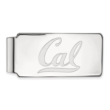 14K White Gold LogoArt University of California Berkeley Cal Money Clip
