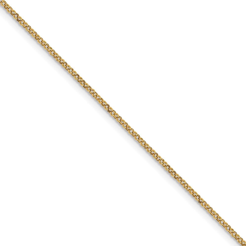 14K Yellow Gold 1.15mm Rolo Pendant Chain (100 Inch Spool)