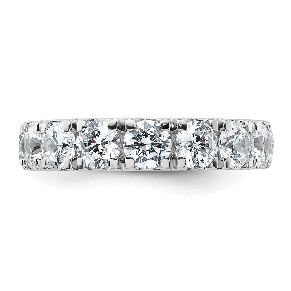 14K White Gold 4 carat Certified Lab Grown Diamond VS+ F+ Complete Wedding Band Ring