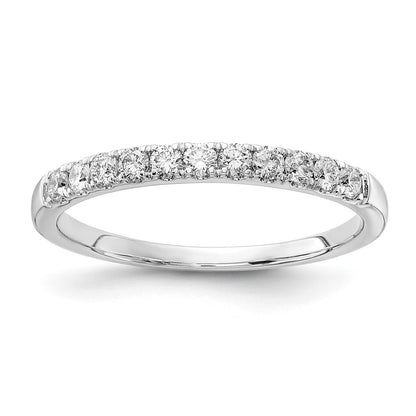 10K White Gold 1/3 carat Lab Grown Diamond VS/SI+ G+ Complete Wedding Band Ring