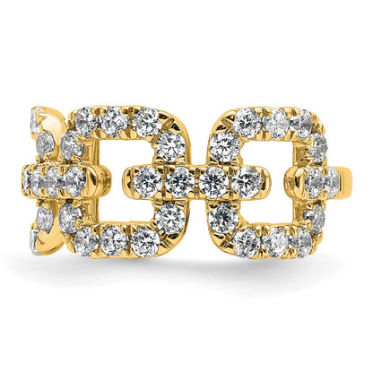 True Origin 14K Yellow Gold 2 3/8 carat Lab Grown Diamond VS+ F+ Complete Wedding Band Ring