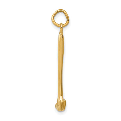 10K Yellow Gold Hammer Charm