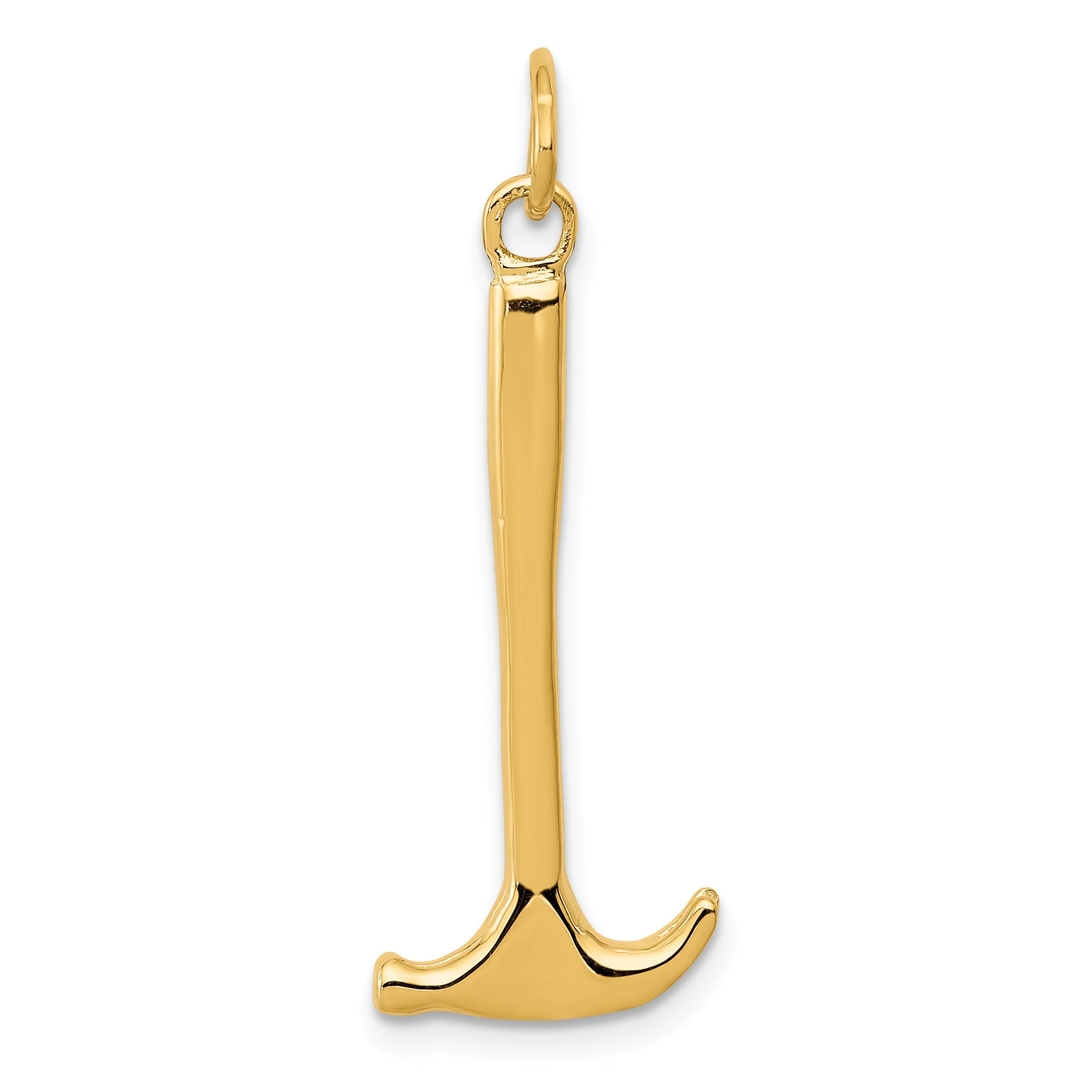 10K Yellow Gold Hammer Charm