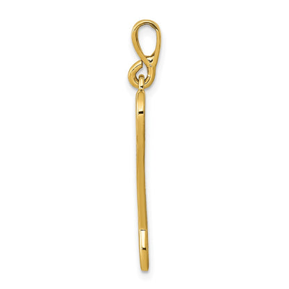 10K Yellow Gold Wrench Charm