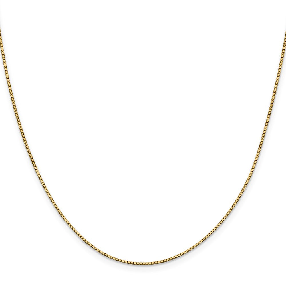 22 Inch 10K Yellow Gold .95mm Box Chain Necklace