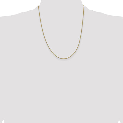 22 Inch 10K Yellow Gold .95mm Box Chain Necklace
