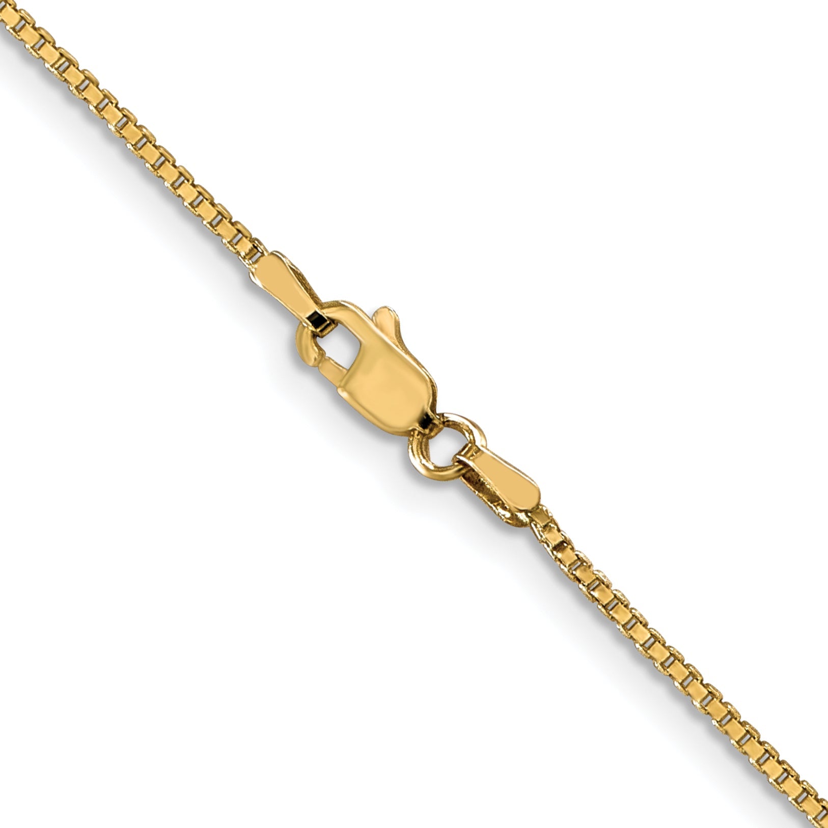 24 Inch 10k Yellow Gold 1.1mm Box Chain Necklace