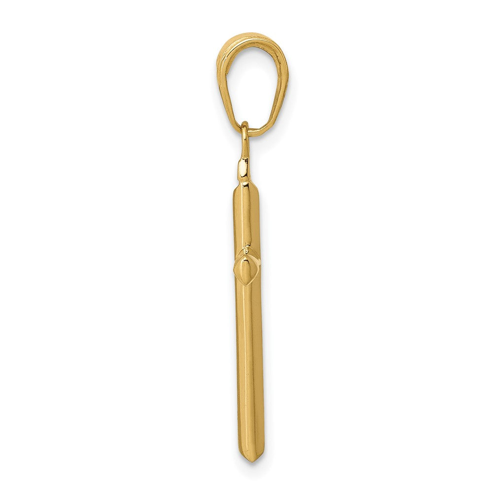 10K Yellow Gold 10K Reversible Latin Cross Pendant