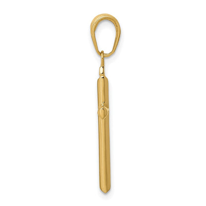 10K Yellow Gold 10K Reversible Latin Cross Pendant