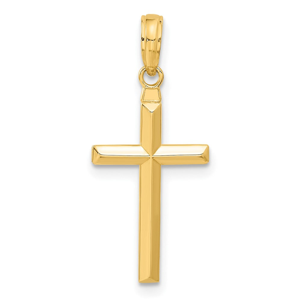 10K Yellow Gold 10K Reversible Latin Cross Pendant
