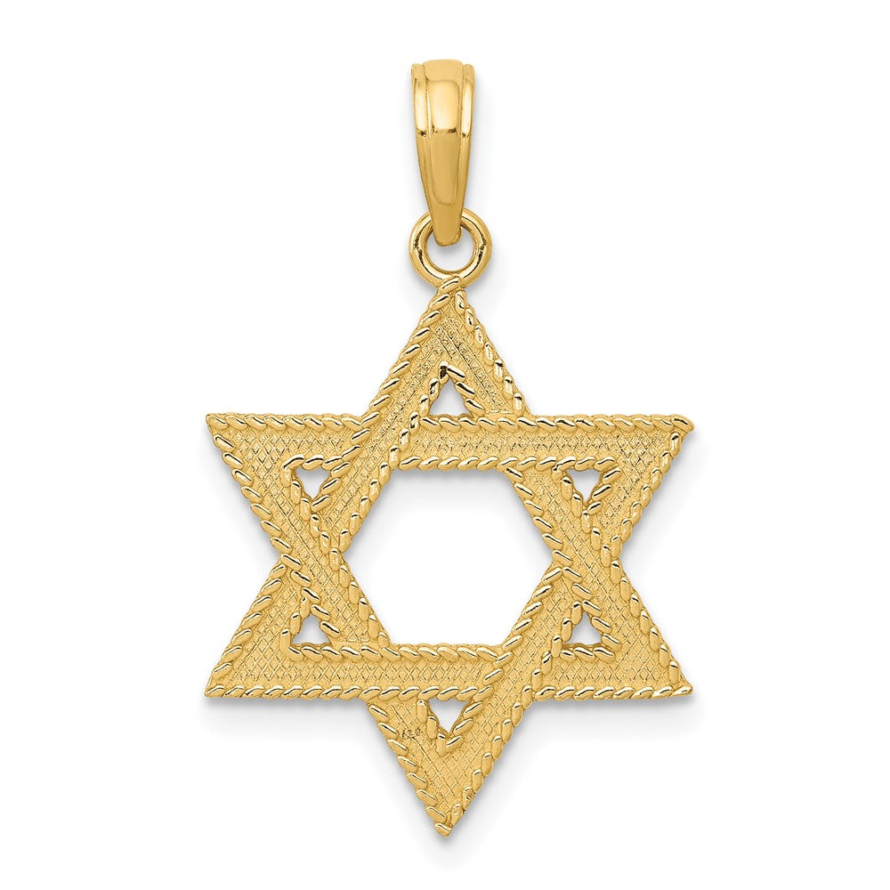 10K Yellow Gold 10K Star Of David Pendant