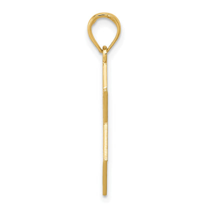 10K Yellow Gold 10K Star Of David W/Menorah Pendant