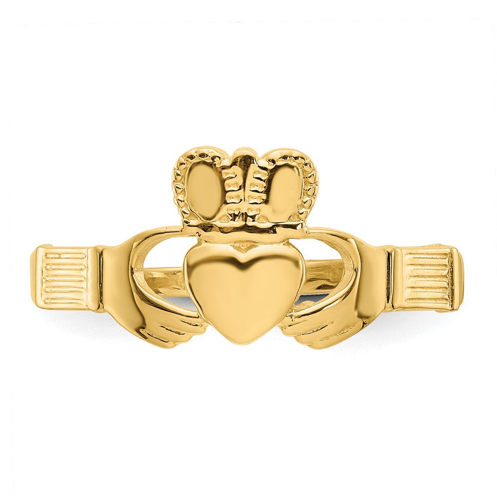 10K Yellow Gold Ladies Claddagh Ring