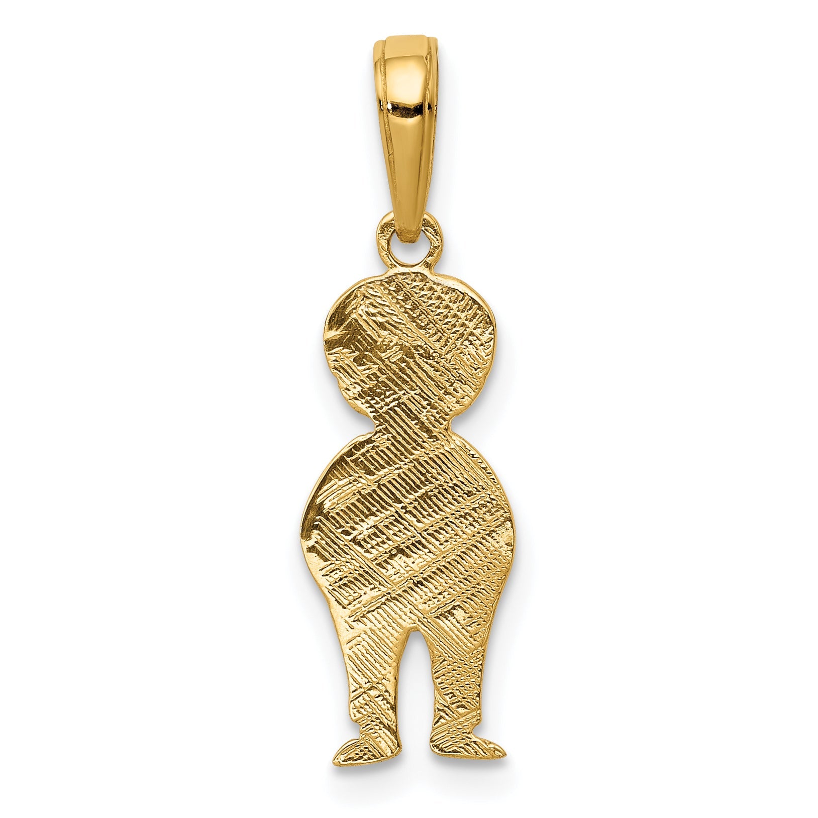 10K Yellow Gold 10K Boy With Hands In Pocket Pendant