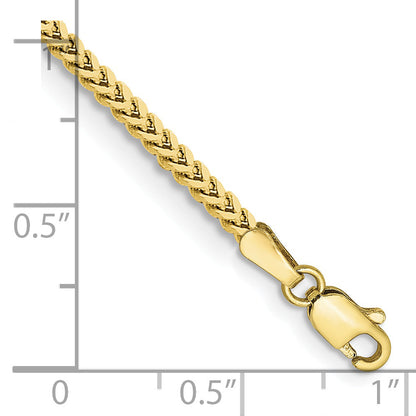 7 Inch 10K 2mm Franco Chain Bracelet