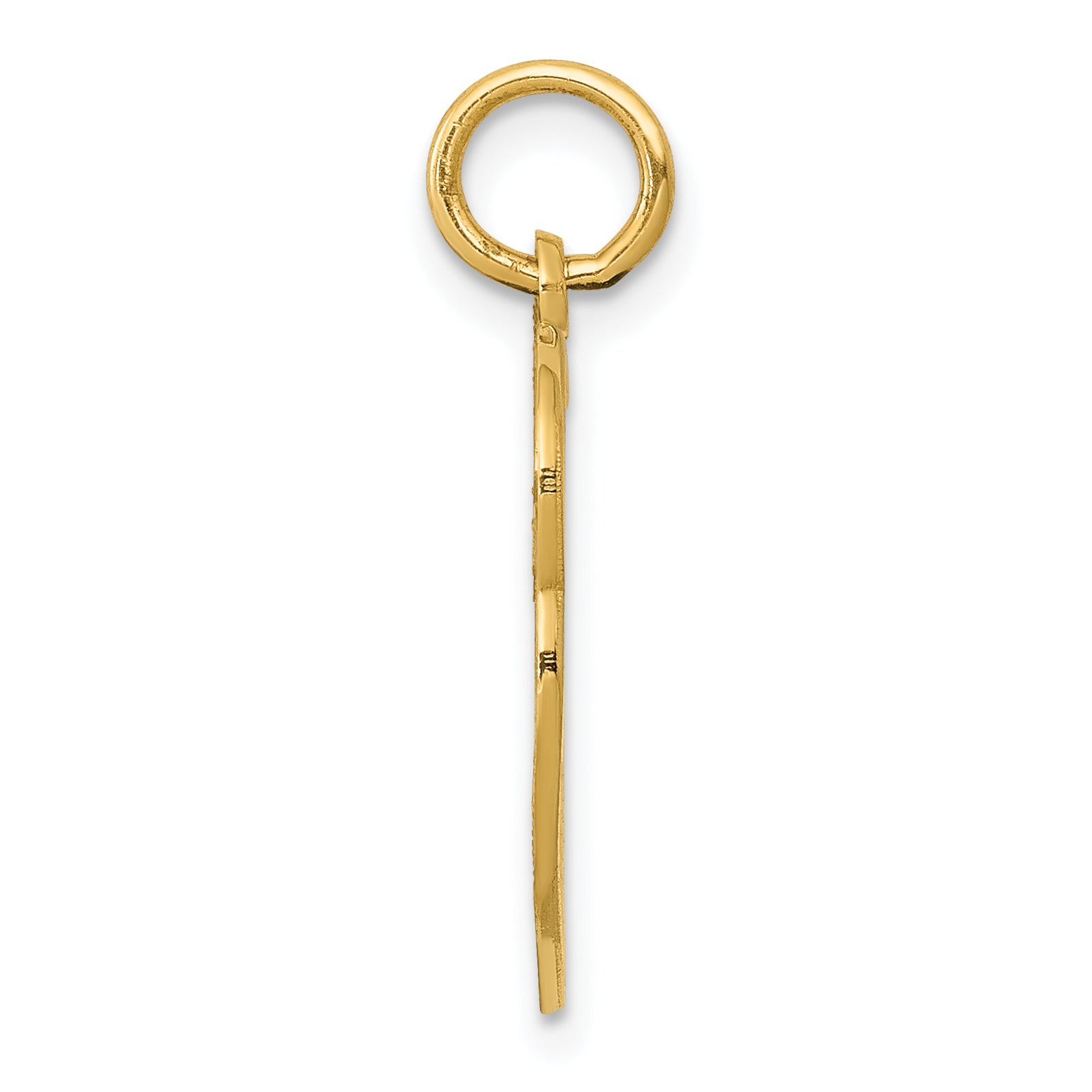 10K Yellow Gold 10K Polished Double Heart Pendant
