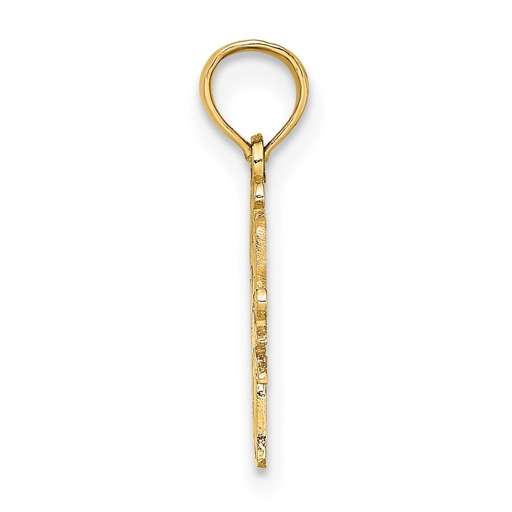 10K Yellow Gold 10K Swim Mom W/Swimmer Charm