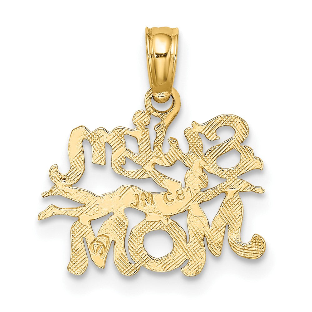 10K Yellow Gold 10K Swim Mom W/Swimmer Charm