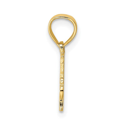 10K Yellow Gold 10K Best Father Pendant