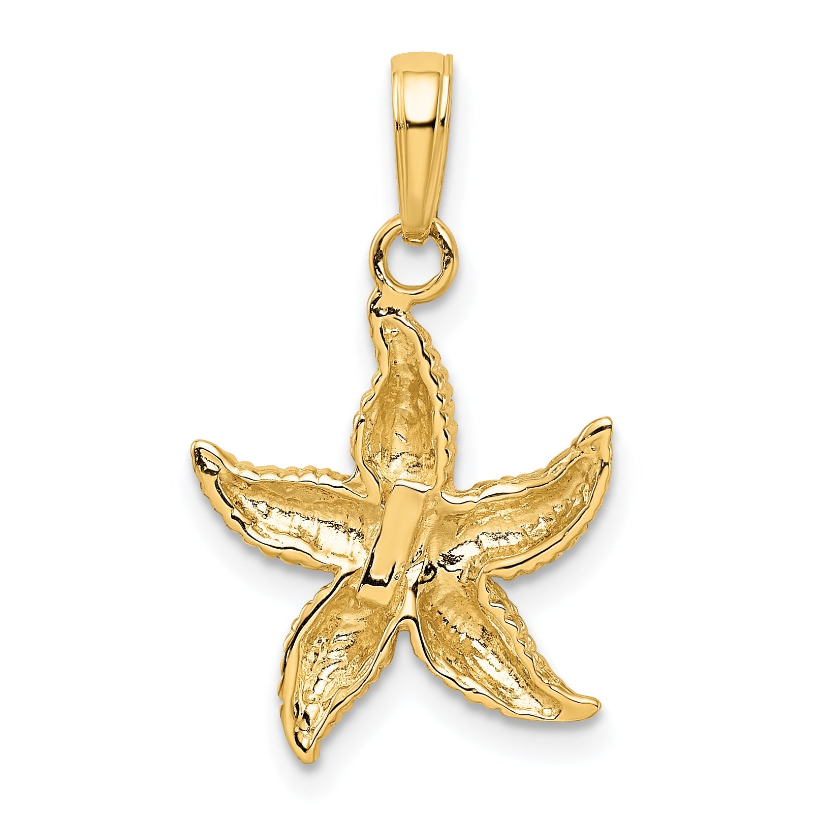10K Yellow Gold 10K Starfish Pendant
