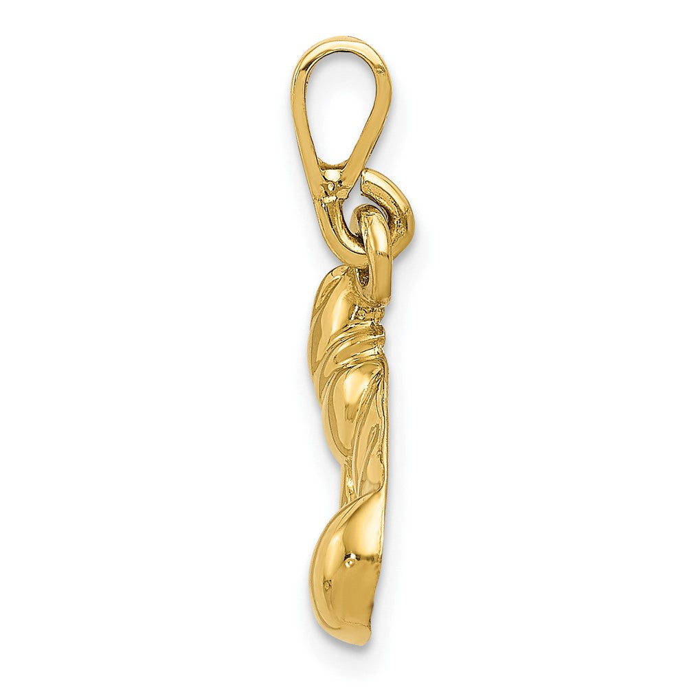 10K Yellow Gold Boxing Glove Pendant
