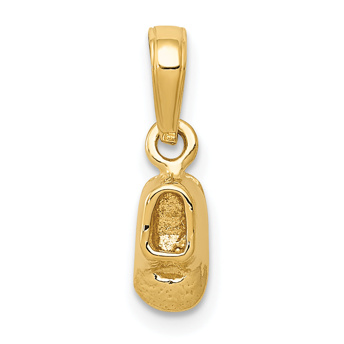 10K Yellow Gold Baby Shoe Charm
