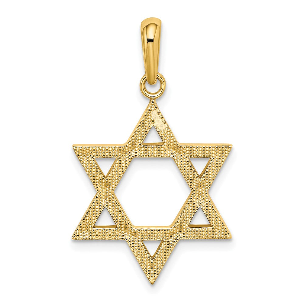 10K Yellow Gold 10K Star Of David Pendant