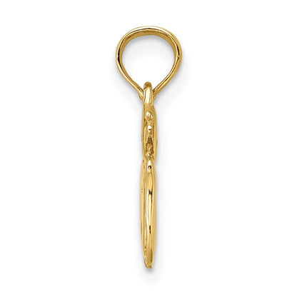 10K Yellow Gold 10K 3-D Polished Two Kittens Charm