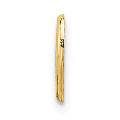 10K Yellow Gold 10K Polished Mini Floating Heart Slide