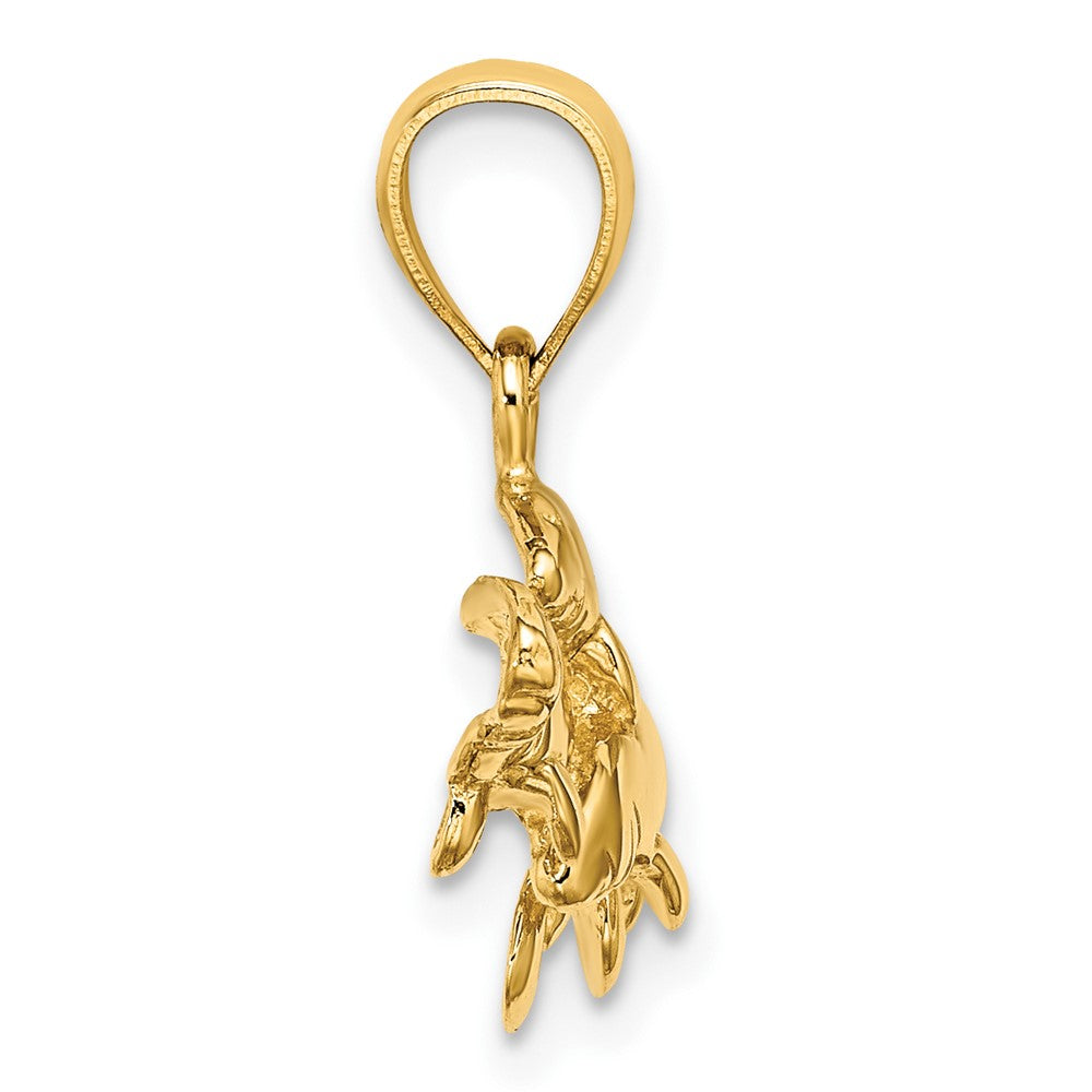 10K Yellow Gold 10K Polished Triple Manatee Charm
