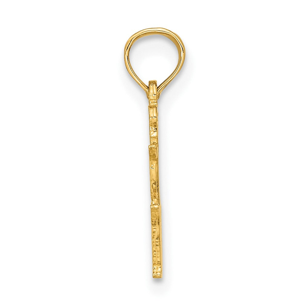 10K Yellow Gold 10K Virgo Zodiac Charm