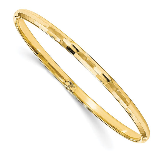 10K Yellow Gold Polished Bangle
