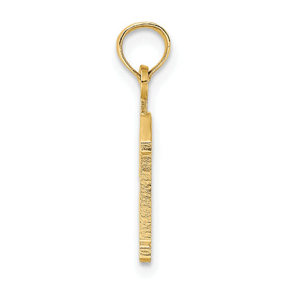 10K Yellow Gold 10K Number 13 Pendant