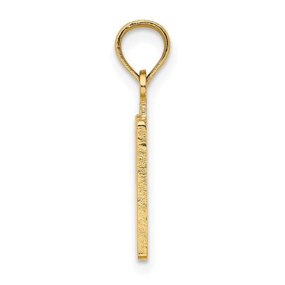 10K Yellow Gold 10K Number 50 Pendant