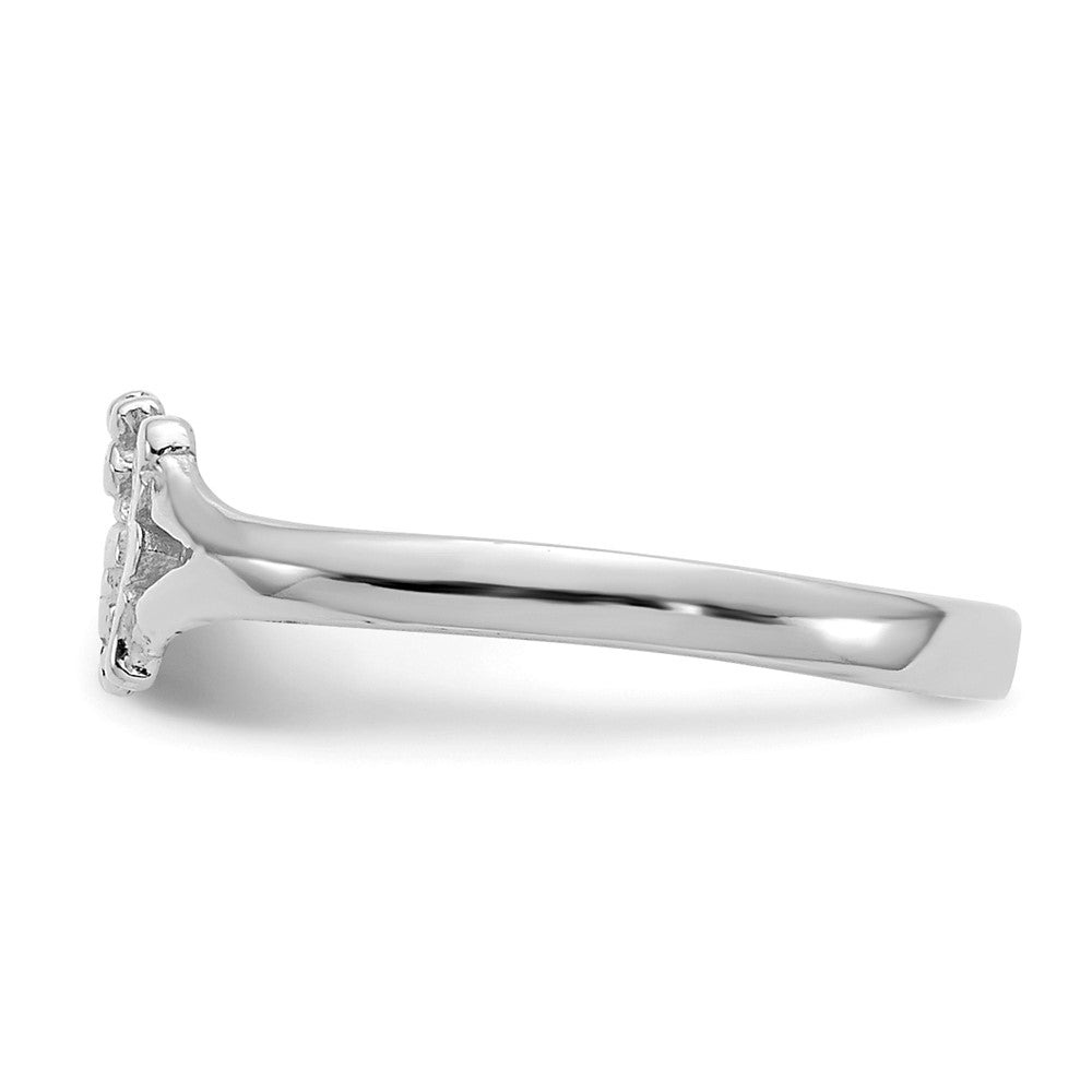 10K White Gold 10K Butterfly Baby Ring