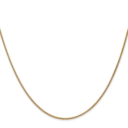 10K Yellow Gold 1.25mm Spiga Chain Necklace