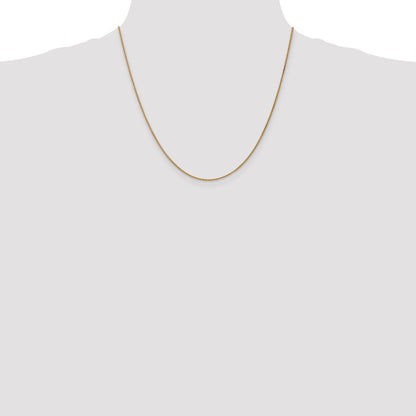 10K Yellow Gold 1.25mm Spiga Chain Necklace