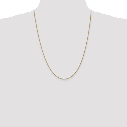 10K Yellow Gold 1.25mm Spiga Chain Necklace